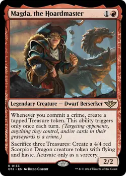 🧙Magda, The Hoardmaster R 0133 FOIL OTJ Outlaws Of Thunder Junction MTG - Image 1