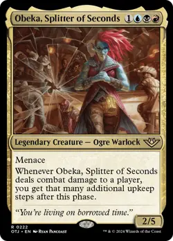 🧙Obeka, Splitter Of Seconds R 0222 OTJ Outlaws Of Thunder Junction MTG - Image 1