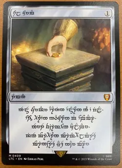 MTG Sol Ring 0409 Non-Foil Lord of the Rings: Tales of Middle Earth Dwarven NM - Image 1