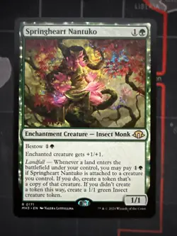 Springheart Nantuko Regular 0171 Modern Horizons 3 MtG Magic the Gathering - Image 1