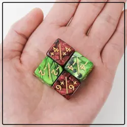 24 Pieces MTG Counters Token Dice, Magic The Gathering Glitter Sparkle... - Image 3