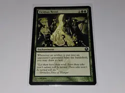 Viridian Revel MTG Scars of Mirrodin 132/249 Enchantment Magic Card 2010 - Image 1