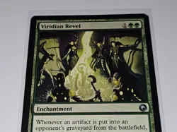Viridian Revel MTG Scars of Mirrodin 132/249 Enchantment Magic Card 2010 - Image 3
