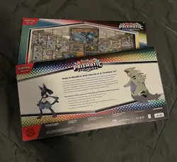 2 x Pokemon Prismatic Evolutions Lucario EX and Tyranitar EX Premium Collection - Image 2