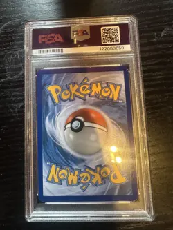 Pokemon TCG Sun & Moon Black Star Promo PSA 8 Reshiram & Charizard GX SM201 - Image 2