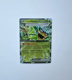 Pokemon Teal Mask Ogerpon EX Double Rare Holo Card 012/131 Prismatic Evolutions - Image 1
