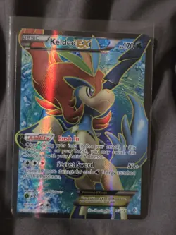 Keldeo EX Holo Full Art Card Boundaries Crossed 142/149 - Image 2