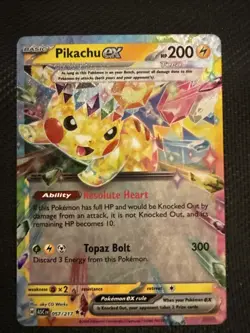 Ascending Hero's Pikachu Ex 57/217 Pokemon Card - Image 1