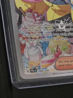 Pokemon TCG Iono Full Art Holo Rare Card 269/193 Paldea Evolved - Image 5