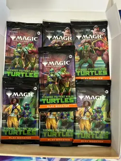 MTG teenage mutant ninja turtles pizza bundle Contents Lot With Hits - Image 2