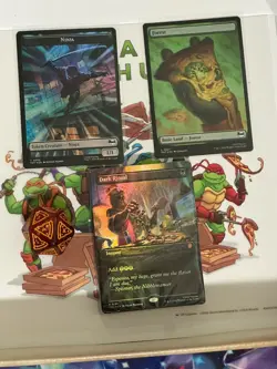 MTG teenage mutant ninja turtles pizza bundle Contents Lot With Hits - Image 3