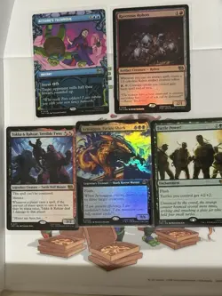 MTG teenage mutant ninja turtles pizza bundle Contents Lot With Hits - Image 5