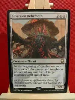 Inversion Behemoth - Modern Horizons 3 Commander - NM - Rare - MTG - Image 1