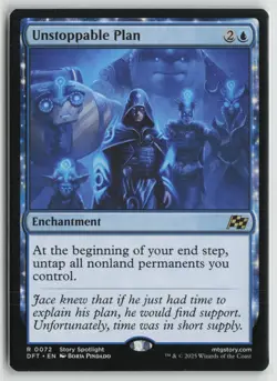 Unstoppable Plan Lightly Played 72 Aetherdrift Magic: The Gathering - Image 1