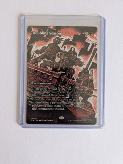 TMNT Doubling Season M 0011 Mythic Borderless PZA Magic The Gathering - Image 1