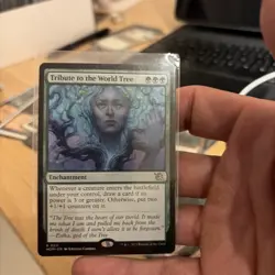 MTG *Tribute to the World Tree* - March of the Machine (MOM) #211 - Near Mint - - Image 1