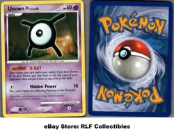 2007 Pokemon, D&P Secret Wonders, #71/132 Unown X Lv. 11, Uncommon - Image 1