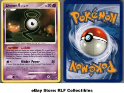 2008 Pokemon, D&P Great Encounters, #57/106 Unown G, Uncommon (b) - Image 1