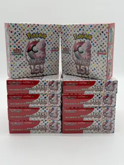 Lot of (10) Pokemon TCG Japanese SV2a 151 Booster Boxes SEALED/NEW - Image 1