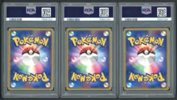 2003 Pokemon JPN 7-11 Fair Campaign PRM Treecko Torchic Mudkip Sequential PSA 10 - Image 2