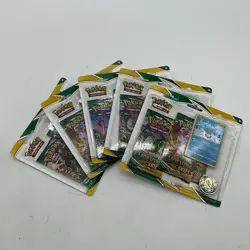 Lot of (5) Pokemon Evolving Skies 3-Pk Blisters(Eiscue Promo) + (10) Loose Packs - Image 2