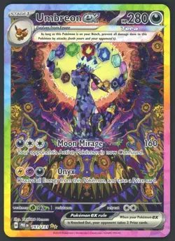 2025 Pokemon PRE EN Special Illustration Rare #161 Umbreon ex - Image 1
