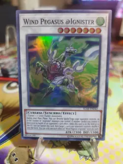 Yu-Gi-Oh Wind Pegasus @Ignister IGAS-EN042 Super Rare Yugioh Card Unlimited - Image 1