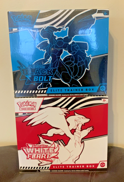 Pokemon Black Bolt & White Flare Pokemon Elite Trainer Box ETB Set - Image 1