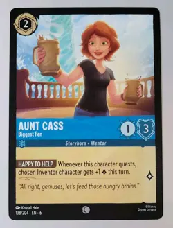 Disney Lorcana TCG - Azurite Sea: Aunt Cass (138/204) - Common - Near Mint - Image 1