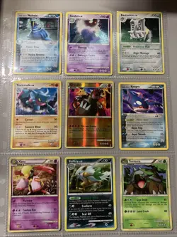 Pokemon TCG Mid Modern 2 Page Binder Lot Holo Rare & Non Holo - 18 Cards - Image 1