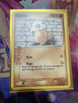Cubone 60/113 Common Ex Delta Species Pokemon Card Non Holo 2005 LP - Image 1