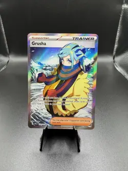 Pokemon TCG Grusha Paldea Evolved Trainer Full Art Ultra Rare Card 253/193 - Image 1