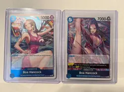 (2) Boa Hancock One Piece Cards: EB04-027 & OP13-051 - Image 1