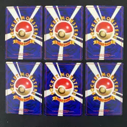 Base Set 1996 Normal Card Set of 6 Japanese Pokemon Card Old Back s007375* - Image 2
