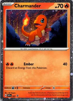 Charmander - (Cosmos Holo) Promo SV: Scarlet & Violet Promo Cards 047 NM - Image 1