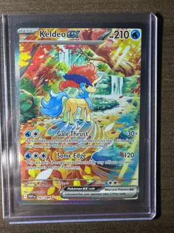 Keldeo EX 167/086 White Flare Pokemon Holo Card NM Condition - Image 1
