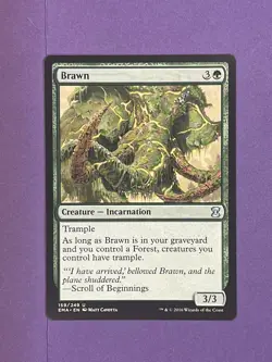 Brawn - Regular Uncommon - EMA 159/249 Eternal Masters - Never Played Card MTG - - Image 1