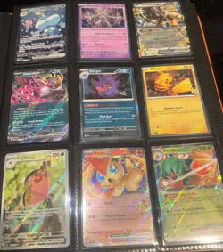 Pokemon Card Lot Pikachu ex Mega Lucario ex Latias Gold IR Full Arts - Image 3