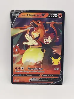 Lance's Charizard V SWSH133 SWSH: Sword & Shield Promo Cards Holo NM - Image 1