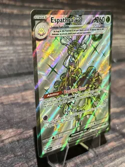 Espathra ex 214/091 Paldean Fates Shiny Ultra Rare Pokemon Card NM - Image 2