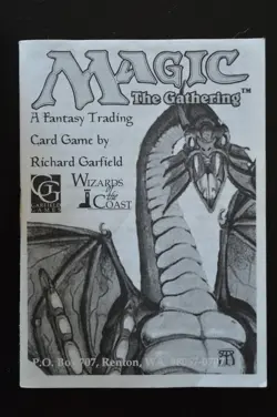 Magic The Gathering MTG REVISED 3RD EDITION RULES BOOK Used - Image 1
