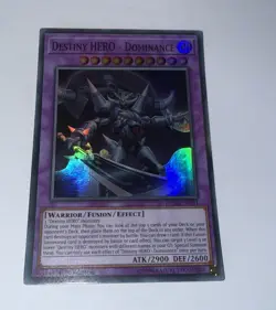 Yugioh Destiny HERO - Dominance DANE-EN031 1st Edition Super Rare (LP) - Image 1