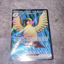 Pokemon Pidgeot ex 217/197 Obsidian Flames Full Art Holo Double Rare 280 HP EN - Image 1