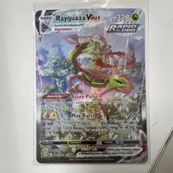 Pokemon Rayquaza VMAX Alternate Art Secret Rare 218/203 Evolving Skies Holo - Image 4