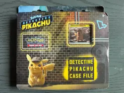 Pokemon Detective Pikachu Case File Factory Sealed - 3 Packs + SM194 Promo - Image 1