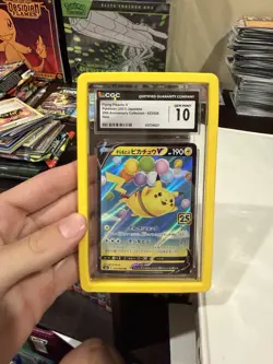 Pokemon Flying Pikachu V 023/028 25th Anniversary CGC 10 Holo Japanese - Image 1