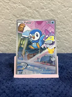 Pokemon TCG Piplup Black Star Promo Mega Evolution - Image 1