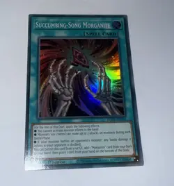 Yugioh Succumbing-Song Morganite 1st Edition Super Rare (NM) - Image 1