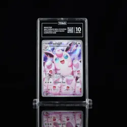 Pokemon Wigglytuff 105/094 Phantasmal Flames 2025 Illustration Rare TAG 10 - Image 1