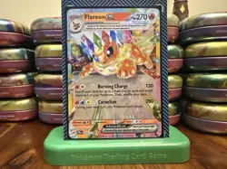 Flareon ex 014/131 Pokemon Prismatic Evolutions Double Rare NM - Image 1